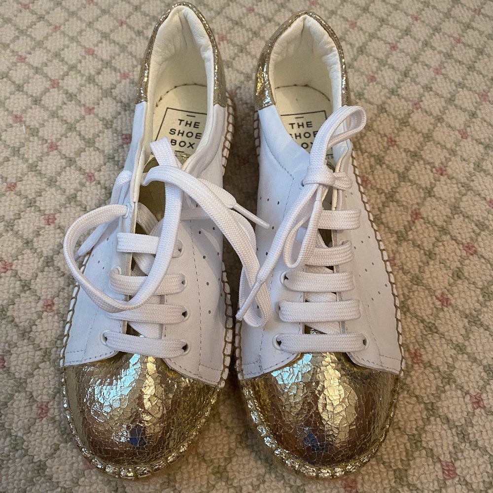 The Shoe Box Leather Sneakers, 7, NWOT